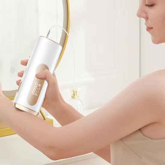 Épilateur à lumière pulsée design ergonmique
