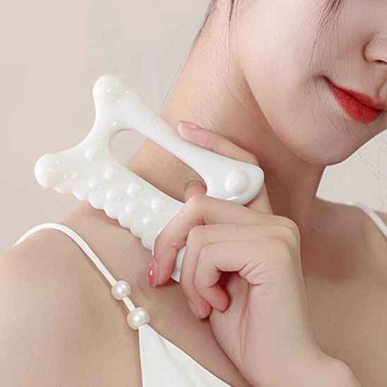 gua sha Double prise en main