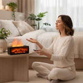 Humidificateur d'air cheminé éléctrique décorative