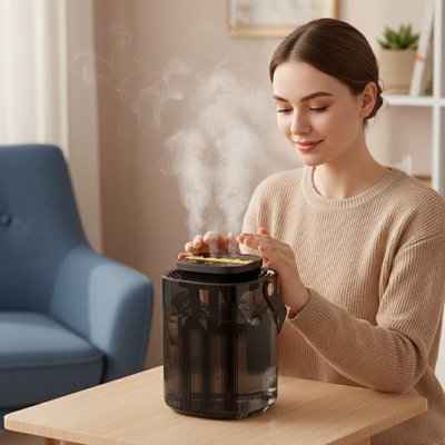 Humidificateur salle de bain