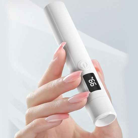 Lampe UV ongles design ergonomique blanc