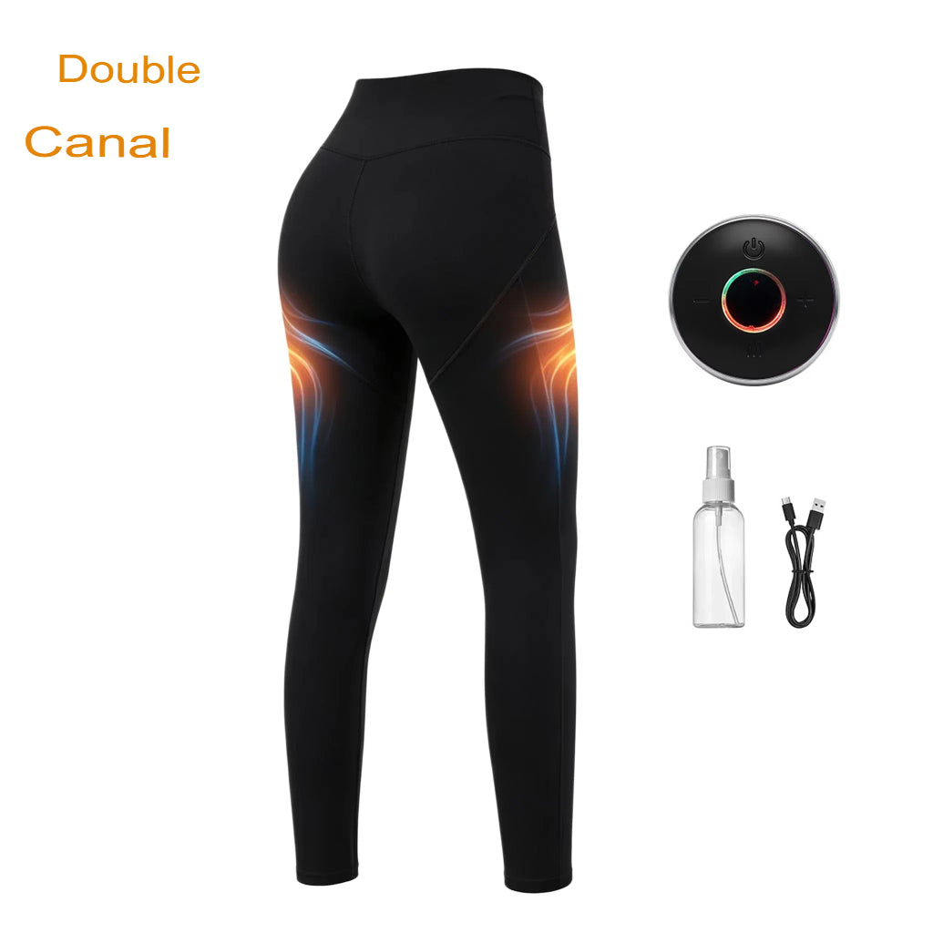  legging EMS intelligent intègre des zones de stimulation musculaire 