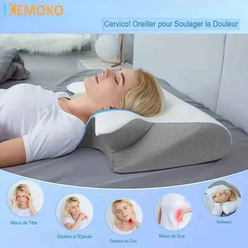 Oreiller Cervical soulage les douleurs