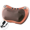 oreiller de massage marron dos