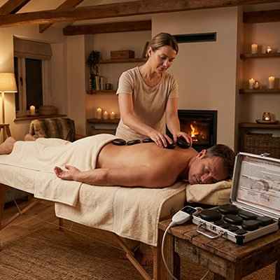 Pierre chaude massage pur bonheur