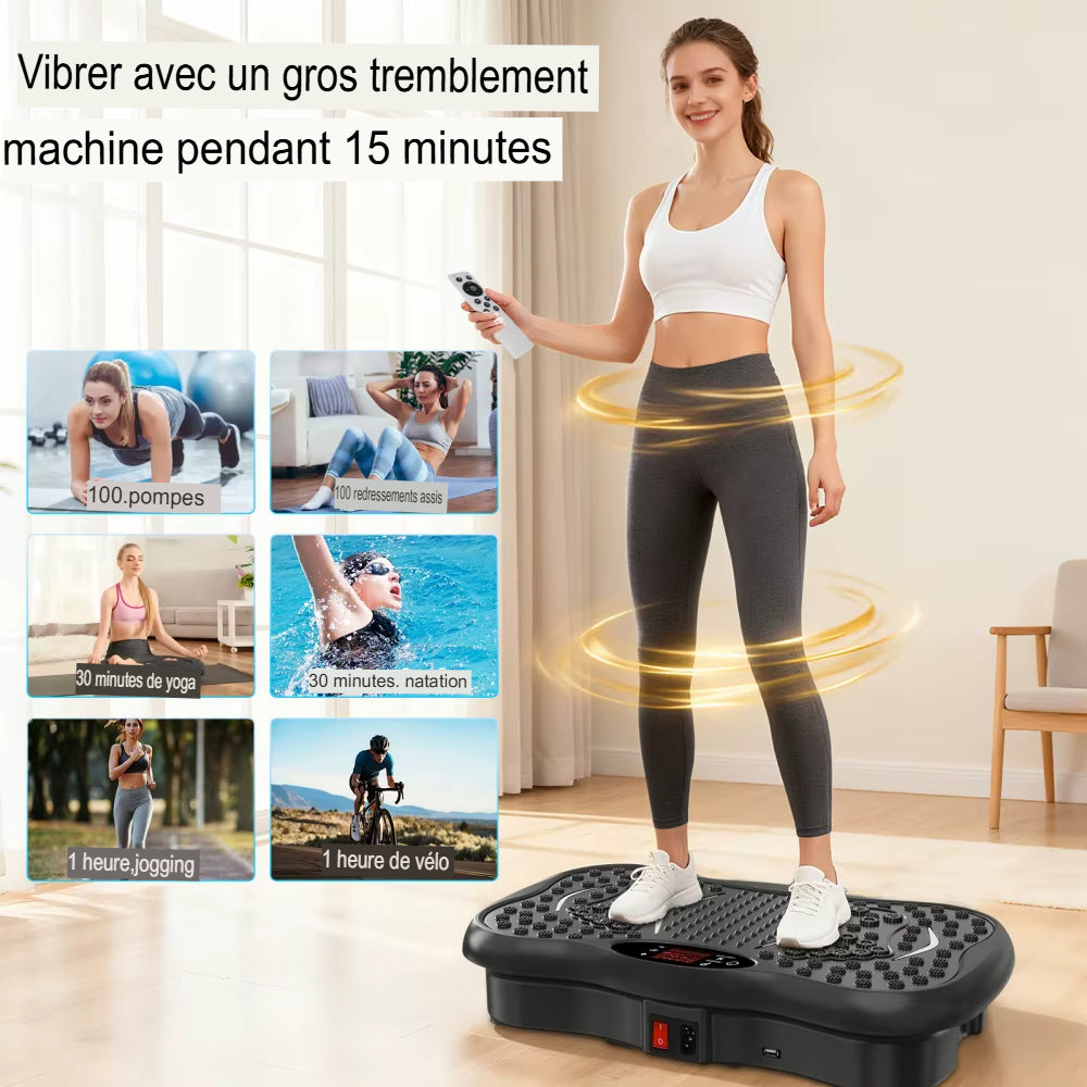 plateforme vibrante 15 minues de sport