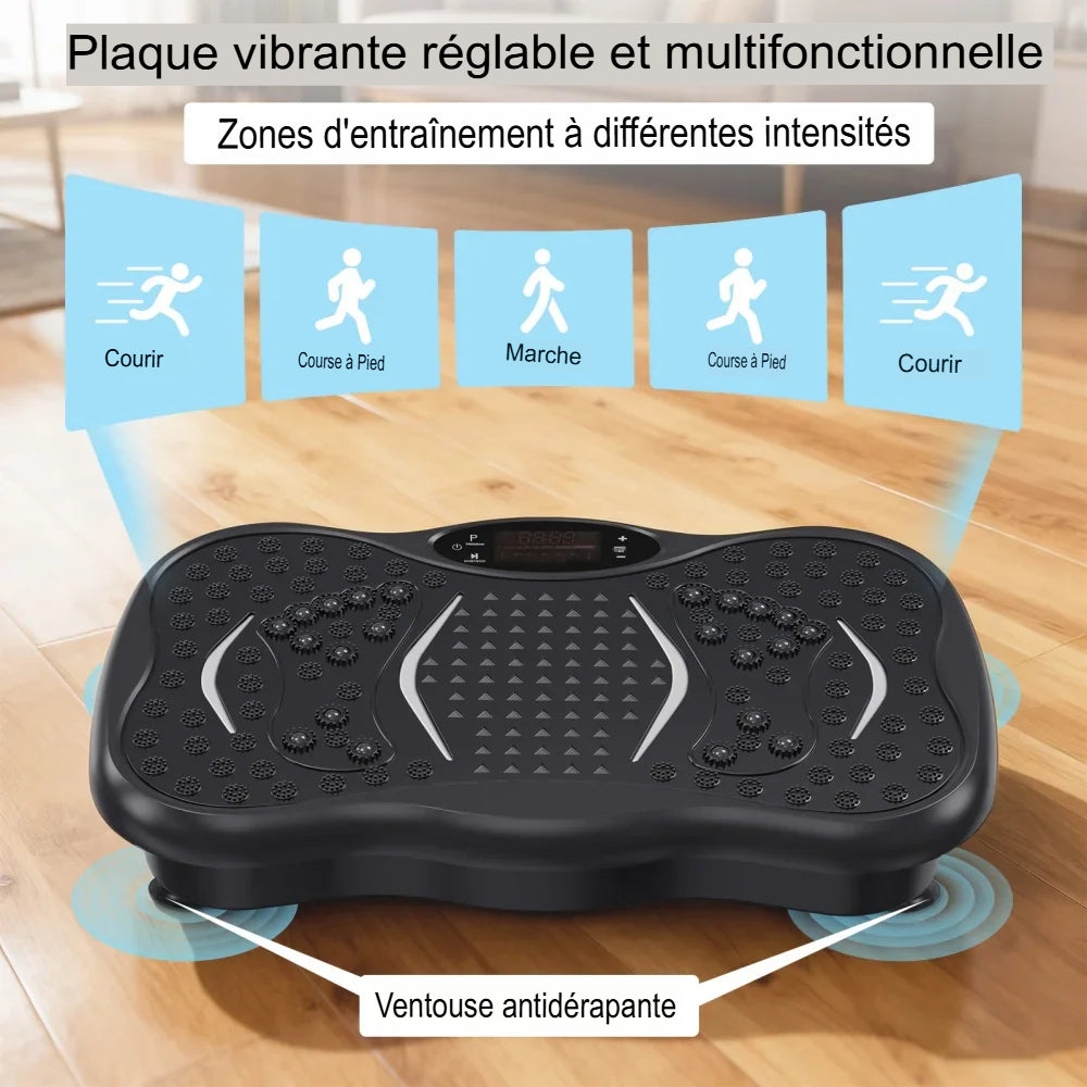 plateforme vibrante réglable multifonctionnelle