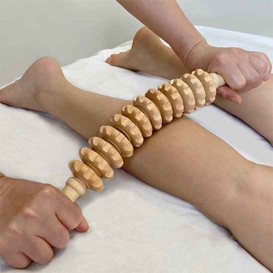 Rouleau de massage des jambes légéres et toniques