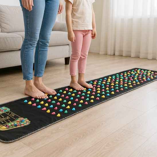 Tapis d'acupression pieds libéres