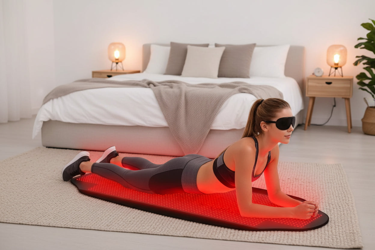 tapis de luminothérapie LED rouge et infrarouge